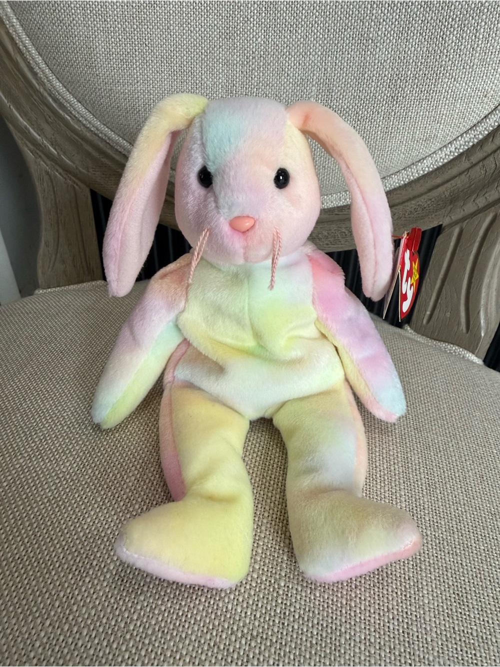 Ty Beanie Babies - Hippie the Bunny - DOB May 4, 1998